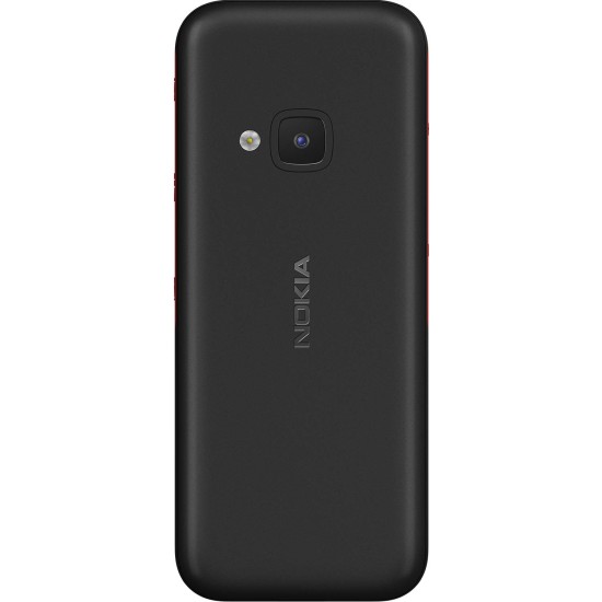 Nokia 5310 Dual SIM Feature Phone with MP3 Player, Wireless FM Radio and Rear Camera (White/Red)