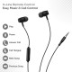 PTron Pride Indie in-Ear Wired Earphones with Mic, Stereo Sound, 10mm Drivers, Snug-fit Design, Passive Noise Cancellation (Black) PTron Pride Indie in-Ear Wired Earphones with Mic, Stereo Sound, 10mm Drivers, Snug-fit Design, Passive Noise Cancellation (Black)