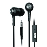 Philips Audio SHE1505 Wired in Ear Earphones with Mic (Black) Philips Audio SHE1505 Wired in Ear Earphones with Mic (Black)