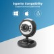 Quantum QHM495LM 6 Light Webcam For Laptop/Desktop (Black) Quantum QHM495LM 6 Light Webcam For Laptop/Desktop (Black)