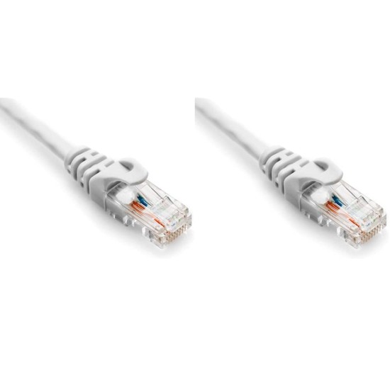 Quantum RJ45 Ethernet Patch/LAN/Router Cable with Gold Plated Connectors Supports Upto 1000Mbps - (3 Meters) - (White) Quantum RJ45 Ethernet Patch/LAN/Router Cable with Gold Plated Connectors Supports Upto 1000Mbps - (3 Meters) - (White)