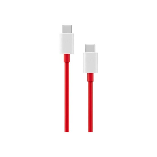 OnePlus Supervooc Type-C to Type-C Cable - Red,White OnePlus Supervooc Type-C to Type-C Cable - Red,White