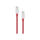 OnePlus Supervooc Type-C to Type-C Cable - Red,White OnePlus Supervooc Type-C to Type-C Cable - Red,White