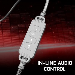 Redgear Cosmo 7,1 USB Gaming Wired Over Ear Headphones with Mic RGB LEDs & Remote Control(White) Redgear Cosmo 7,1 USB Gaming Wired Over Ear Headphones with Mic RGB LEDs & Remote Control(White)