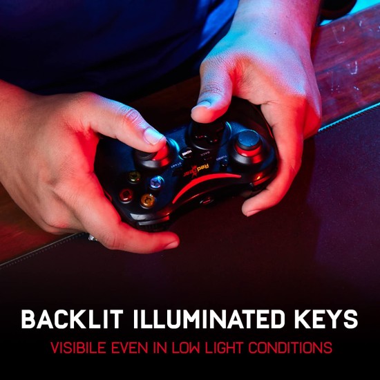 Redgear Pro Wireless Gamepad with 2.4GHz Wireless Technology for PC(Compatible with Windows 7/8/8.1/10 only) Redgear Pro Wireless Gamepad with 2.4GHz Wireless Technology for PC(Compatible with Windows 7/8/8.1/10 only)