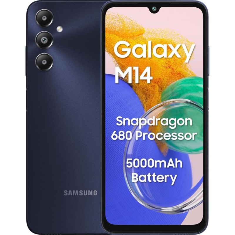 (Refurbished) Samsung Galaxy M14 4G Sapphire Blue 4GB RAM 64GB Storage (Refurbished) Samsung Galaxy M14 4G Sapphire Blue 4GB RAM 64GB Storage