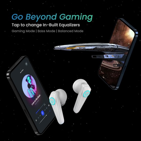 TAGG Rogue 500GT Gaming True Wireless in Ear Earbuds 42ms Ultra Low Latency White TAGG Rogue 500GT Gaming True Wireless in Ear Earbuds 42ms Ultra Low Latency White