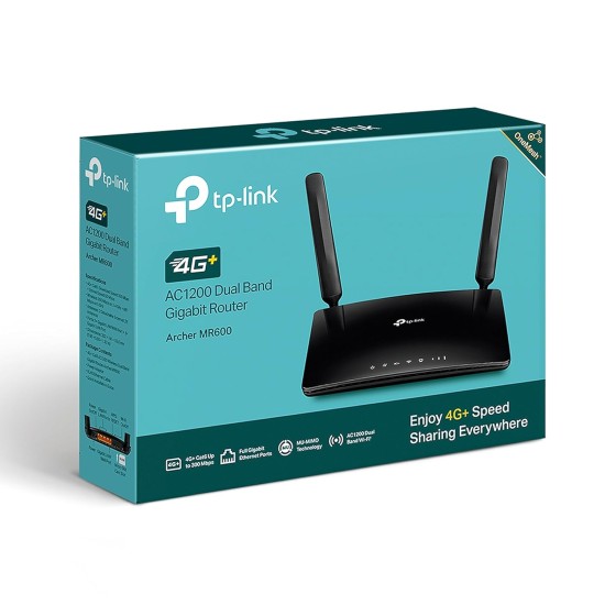 TP-Link TL-MR100 300Mbps 2.4GHz Wireless N 4G LTE, Wi-Fi N300, Black TP-Link TL-MR100 300Mbps 2.4GHz Wireless N 4G LTE, Wi-Fi N300, Black