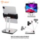 Tukzer Foldable Professional Tablet & Mobile Stand Holder with 360° Swivel & Height/Angle Adjustment (Grey) Tukzer Foldable Professional Tablet & Mobile Stand Holder with 360° Swivel & Height/Angle Adjustment (Grey)