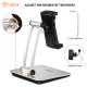 Tukzer Foldable Professional Tablet & Mobile Stand Holder with 360° Swivel & Height/Angle Adjustment (Grey) Tukzer Foldable Professional Tablet & Mobile Stand Holder with 360° Swivel & Height/Angle Adjustment (Grey)