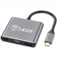 Tukzer USB C to HDMI Adapter (3 in 1) Type C Hub 3.1 to (TZ-Q11 Space Grey) Tukzer USB C to HDMI Adapter (3 in 1) Type C Hub 3.1 to (TZ-Q11 Space Grey)