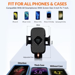 Tukzer Universal Car Mount Mobile Holder Stand| Strong Suction Cup, Double Shift Locking for Dashboard Windshield,Black Tukzer Universal Car Mount Mobile Holder Stand| Strong Suction Cup, Double Shift Locking for Dashboard Windshield,Black