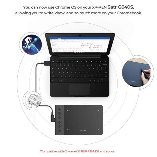 XP-PEN StarG640S Android Supported Graphics Drawing Tablet Pen Tablet, 6 Shortcut Keys (Black, 6x4 Size) XP-PEN StarG640S Android Supported Graphics Drawing Tablet Pen Tablet, 6 Shortcut Keys (Black, 6x4 Size)
