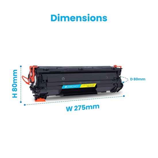 ZEBRONICS ZEB-LPC88A Laser Toner Printer Cartridge for HP Laser Jet (Black) ZEBRONICS ZEB-LPC88A Laser Toner Printer Cartridge for HP Laser Jet (Black)