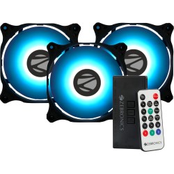 ZEBRONICS ZEB-PGF500C Premium Chassis ARGB Fans Combo Kit with RGB Controller