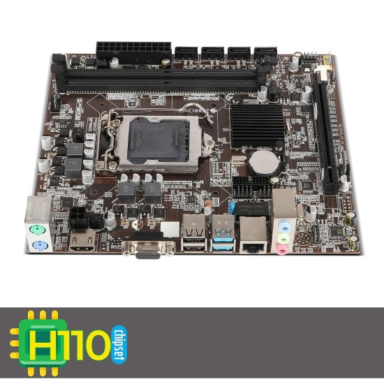ZEBRONICS Zeb H110-D4 MicroATX Motherboard LGA 1151 Socket DDR4 ZEBRONICS Zeb H110-D4 MicroATX Motherboard LGA 1151 Socket DDR4