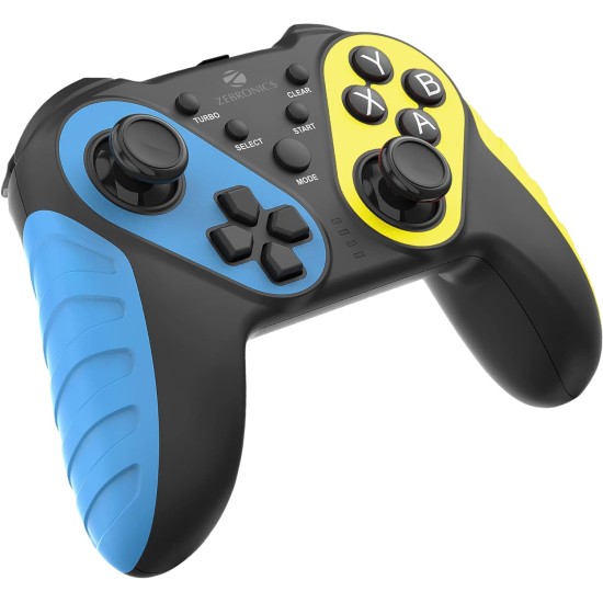 ZEBRONICS Zeb-MAX Play Windows Compatible 2.4GHz Wireless Gamepad with 10H* Backup, Turbo Mode ZEBRONICS Zeb-MAX Play Windows Compatible 2.4GHz Wireless Gamepad with 10H* Backup, Turbo Mode
