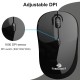 Zebronics Shine Wireless Optical Mouse - 2.4GHz with USB (Black) Zebronics Shine Wireless Optical Mouse - 2.4GHz with USB (Black)