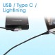 Zebronics UCLC65B 65 Watts PD Fast charging 4 in 1 cable with USB/Type C to Type C/Lightning connector Zebronics UCLC65B 65 Watts PD Fast charging 4 in 1 cable with USB/Type C to Type C/Lightning connector