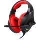 Zebronics ZEB-RUSH (Red) Premium Wired Gaming On Ear Headphone with RGB LEDs, Dual 3.5mm Jack, Zebronics ZEB-RUSH (Red) Premium Wired Gaming On Ear Headphone with RGB LEDs, Dual 3.5mm Jack,