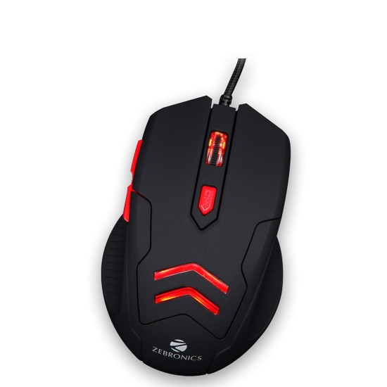 Zebronics Zeb Feather - Premium USB Gaming Mouse with 6 Buttons Zebronics Zeb Feather - Premium USB Gaming Mouse with 6 Buttons
