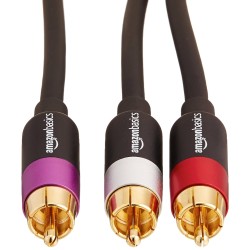amazon basics 1-Male To 2-Male Rca Audio Interconnects For Dvd Player, Television - 4 Feet, 1-Male To 2-Male (Black, Red, Purple, Silver), Black amazon basics 1-Male To 2-Male Rca Audio Interconnects For Dvd Player, Television - 4 Feet, 1-Male To 2-Male (Black, Red, Purple, Silver), Black