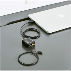 amazon basics Digital Optical Coax to Analog RCA Audio Converter Adapter with Fiber Cable amazon basics Digital Optical Coax to Analog RCA Audio Converter Adapter with Fiber Cable