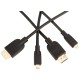 amazon basics Hl-007331 High-Speed Micro-Hdmi (Not Micro-Usb) To Hdmi Cable - 3 Feet (2-Pack) (Latest Standard) , Black amazon basics Hl-007331 High-Speed Micro-Hdmi (Not Micro-Usb) To Hdmi Cable - 3 Feet (2-Pack) (Latest Standard) , Black