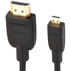 amazon basics Hl-007331 High-Speed Micro-Hdmi (Not Micro-Usb) To Hdmi Cable - 3 Feet (2-Pack) (Latest Standard) , Black amazon basics Hl-007331 High-Speed Micro-Hdmi (Not Micro-Usb) To Hdmi Cable - 3 Feet (2-Pack) (Latest Standard) , Black