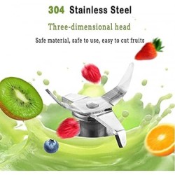 AIRTREE Portable Electric USB Juice Maker Juicer Bottle Blender Grinder Mixer Machine, Rechargeable Juicer Bottle with 6 Blades (MULTICOLOR) AIRTREE Portable Electric USB Juice Maker Juicer Bottle Blender Grinder Mixer Machine, Rechargeable Juicer Bottle with 6 Blades (MULTICOLOR)