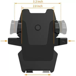 Bluedrum Car Mobile Holder for Windshield, Dashboard (Black, Silver) Bluedrum Car Mobile Holder for Windshield, Dashboard (Black, Silver)