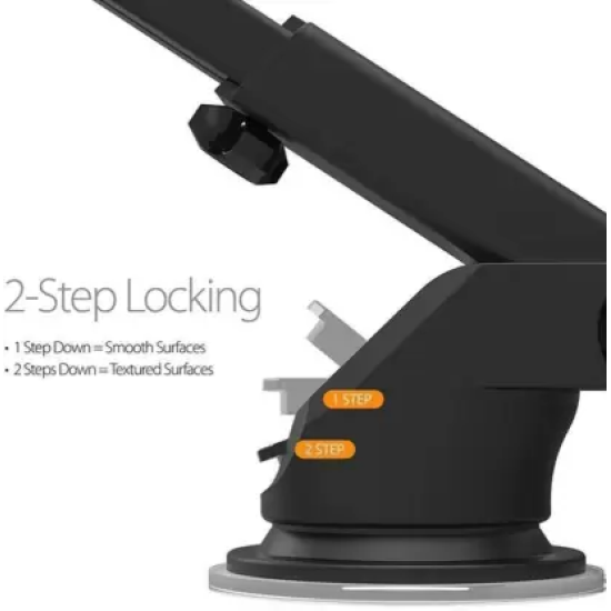 Bluedrum Car Mobile Holder for Windshield, Dashboard (Black, Silver) Bluedrum Car Mobile Holder for Windshield, Dashboard (Black, Silver)