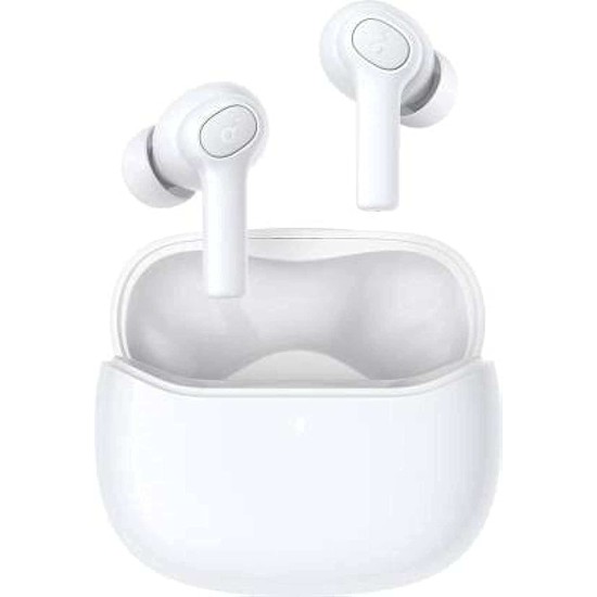 Soundcore By Anker R100 Fast Charging Tws With 25 Hours Playtime Bluetooth Truly Wireless In Ear Earbuds With Mic (White) Soundcore By Anker R100 Fast Charging Tws With 25 Hours Playtime Bluetooth Truly Wireless In Ear Earbuds With Mic (White)