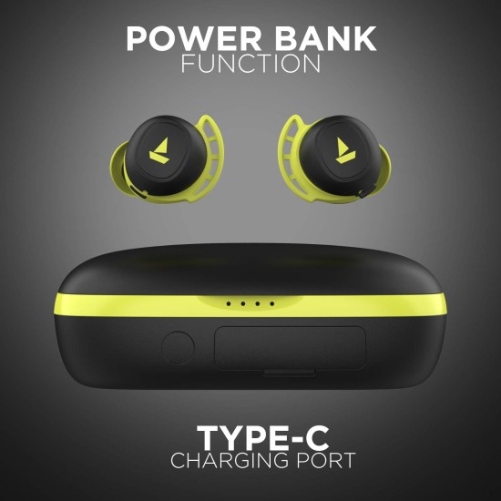 boAt Airdopes 441 Pro True Wireless in Ear Earbuds with mic, Upto 150 Hours Playback (Spirit Lime) boAt Airdopes 441 Pro True Wireless in Ear Earbuds with mic, Upto 150 Hours Playback (Spirit Lime)