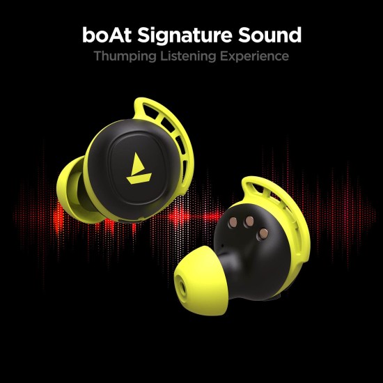 boAt Airdopes 441 Pro True Wireless in Ear Earbuds with mic, Upto 150 Hours Playback (Spirit Lime) boAt Airdopes 441 Pro True Wireless in Ear Earbuds with mic, Upto 150 Hours Playback (Spirit Lime)