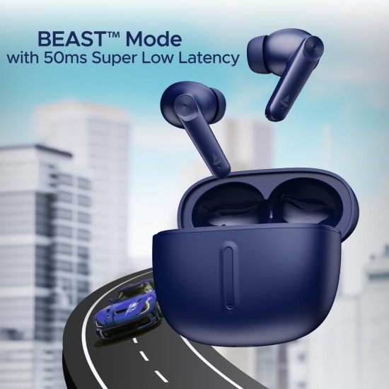 boAt Airdopes Max TWS Earbuds with 100 HRS Playtime, (Carbon Blue) boAt Airdopes Max TWS Earbuds with 100 HRS Playtime, (Carbon Blue)