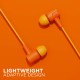 boAt Bassheads 102 Wired in Ear Earphones with Mic (Mint Orange) boAt Bassheads 102 Wired in Ear Earphones with Mic (Mint Orange)
