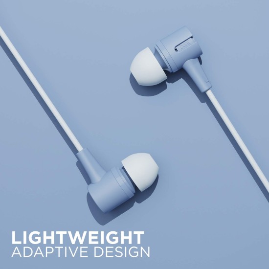 boAt Bassheads 102 Wired in Ear Earphones with Mic (Mint Purple) boAt Bassheads 102 Wired in Ear Earphones with Mic (Mint Purple)