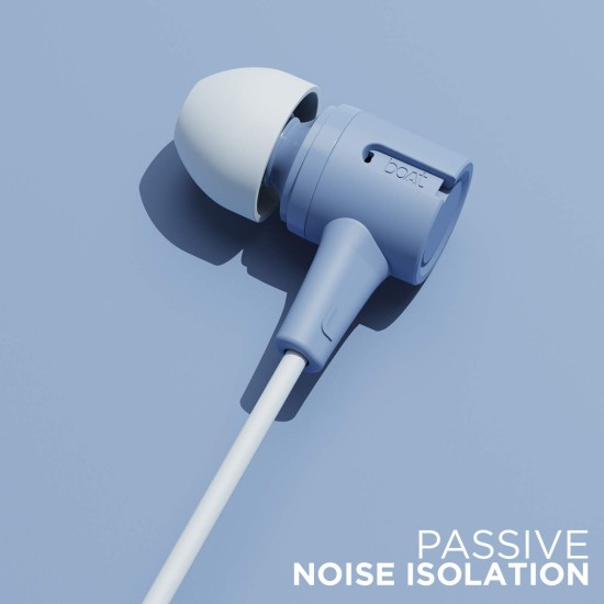 boAt Bassheads 102 Wired in Ear Earphones with Mic (Mint Purple) boAt Bassheads 102 Wired in Ear Earphones with Mic (Mint Purple)