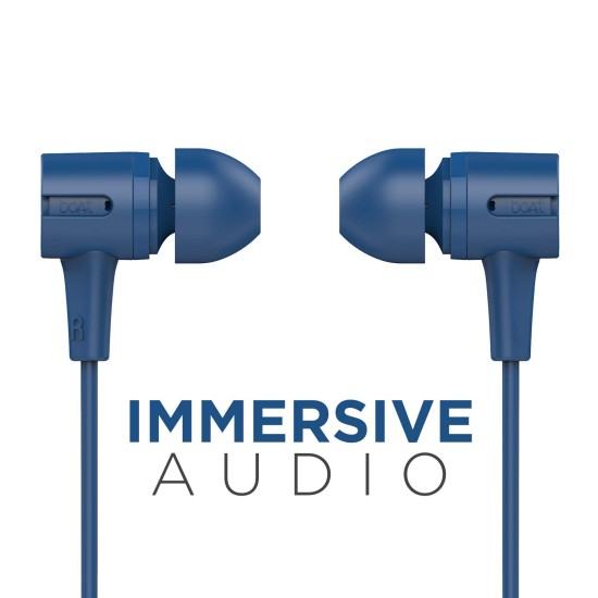 boAt Bassheads 102 in Ear Wired Earphones with Mic(Jazzy Blue) boAt Bassheads 102 in Ear Wired Earphones with Mic(Jazzy Blue)
