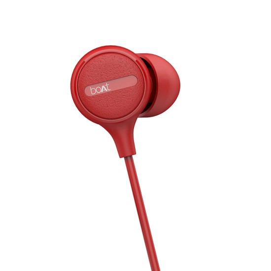 boAt Bassheads 103 Wired in Ear Earphone with Mic (Red) boAt Bassheads 103 Wired in Ear Earphone with Mic (Red)