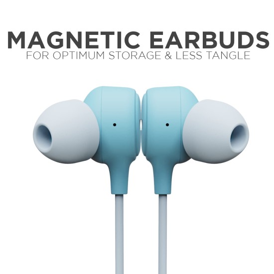 boAt Bassheads 103 in Ear Wired Earphones with Mic (Mint Blue) boAt Bassheads 103 in Ear Wired Earphones with Mic (Mint Blue)