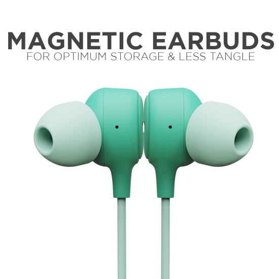 boAt Bassheads 103 in Ear Wired Earphones with Mic (Mint Green) boAt Bassheads 103 in Ear Wired Earphones with Mic (Mint Green)