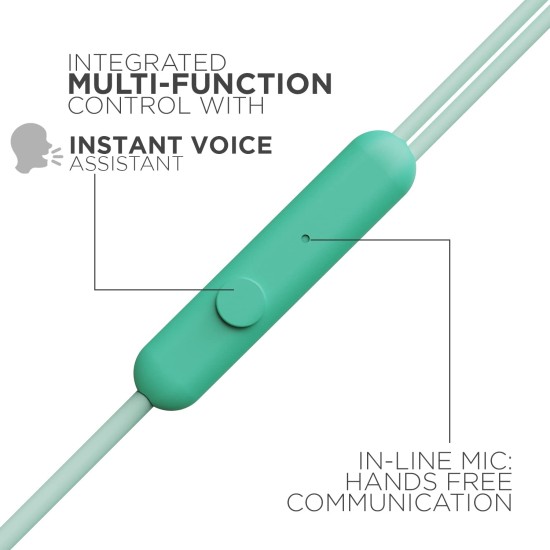 boAt Bassheads 103 in Ear Wired Earphones with Mic (Mint Green) boAt Bassheads 103 in Ear Wired Earphones with Mic (Mint Green)