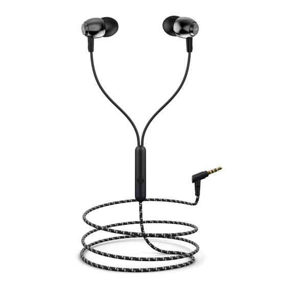 boAt Bassheads 162 in Ear Wired Earphones with Mic(Active Black) boAt Bassheads 162 in Ear Wired Earphones with Mic(Active Black)