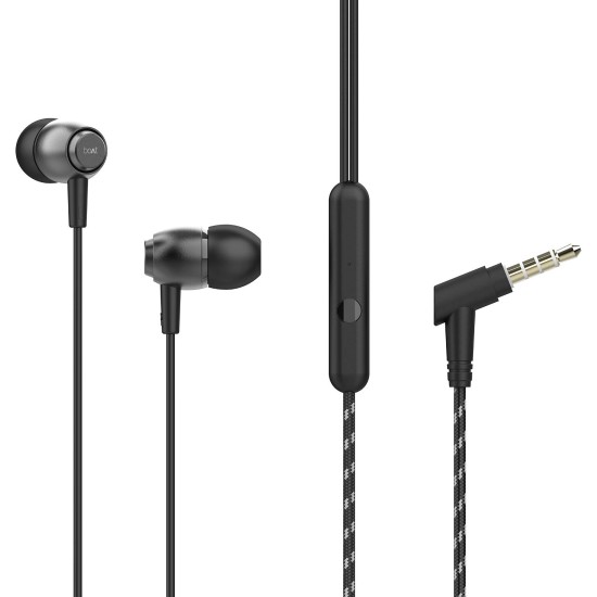 boAt Bassheads 162 in Ear Wired Earphones with Mic(Active Black) boAt Bassheads 162 in Ear Wired Earphones with Mic(Active Black)