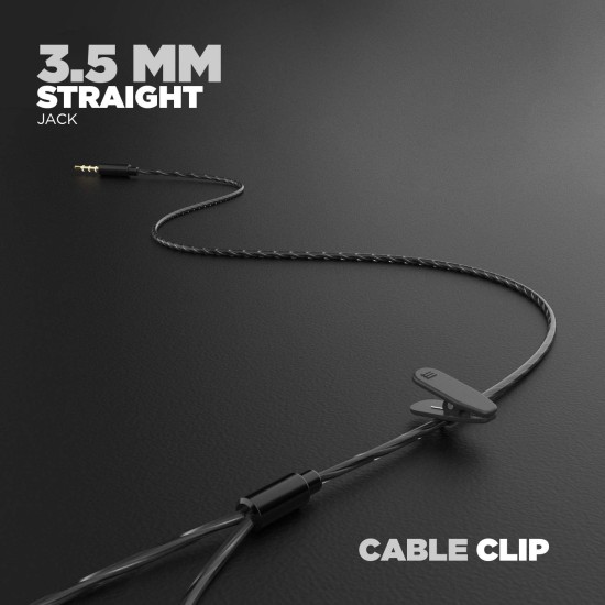 boAt Bassheads 242 in Ear Wired Earphones with Mic (Active Black) boAt Bassheads 242 in Ear Wired Earphones with Mic (Active Black)