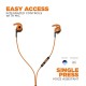 boAt Bassheads 242 in Ear Wired Earphones with Mic(Orange) boAt Bassheads 242 in Ear Wired Earphones with Mic(Orange)