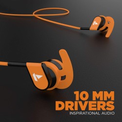 boAt Bassheads 242 in Ear Wired Earphones with Mic(Orange) boAt Bassheads 242 in Ear Wired Earphones with Mic(Orange)