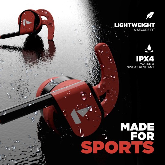 boAt Bassheads 242 in Ear Wired Earphones with Mic(Red) boAt Bassheads 242 in Ear Wired Earphones with Mic(Red)